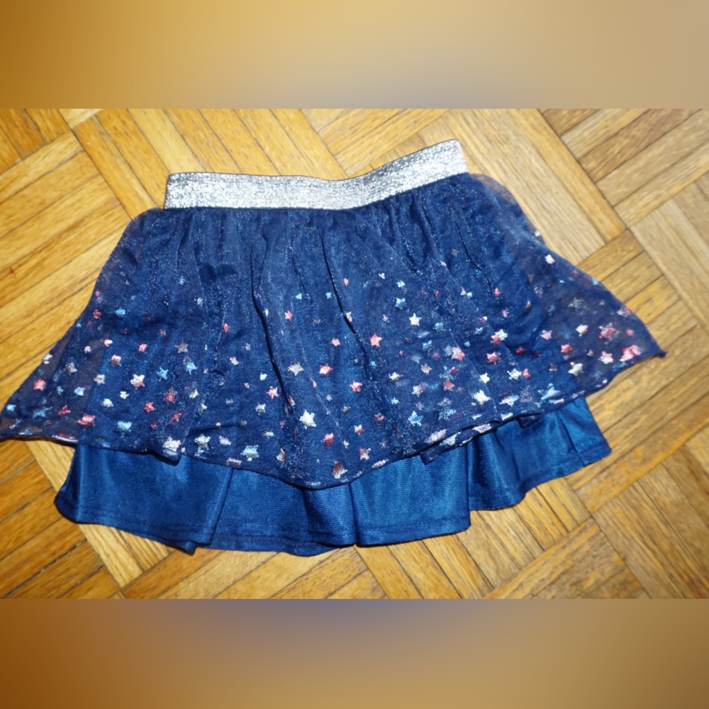 Navy Blue Starry Skirt